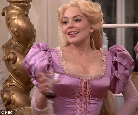 Lindsay Lohan's 'SNL' Princess Skit
